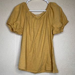 Mustard Yellow Women’s Top